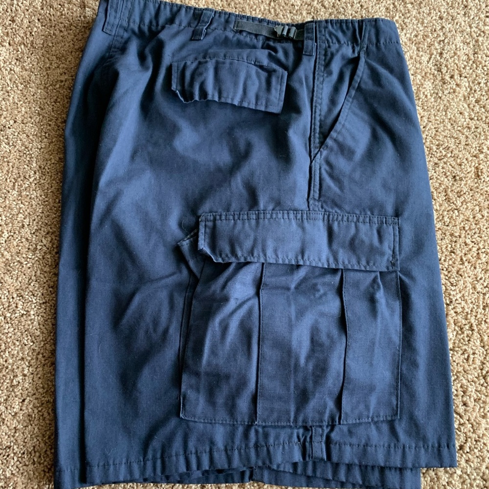 Navy blue XL adjustable shorts